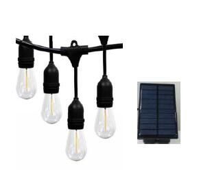 33FT LED Ampul Dize Işıkları, 4.5V Güneş Enerjili Ampul Dize Işıkları